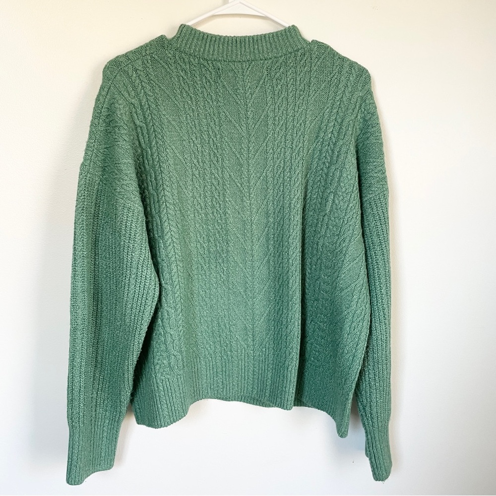 Amazon Essentials Green Knit Sweater - image 5